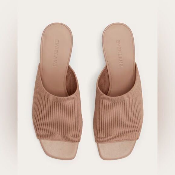 NEW EVERLANE The Glove Mule in ReKnit in Tan Blush - Picture 4 of 6